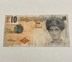 Banksy Di-Faced Tenner Replica Ships From USA. Comes in clear hard plastic protection sleeve.