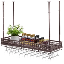 Why Choose VEVOR?. VEVOR Ceiling Wine Glass Rack Hanging Wine Rack 46.9x11.8in Bar Wine Rack Black. VEVOR Ceiling Wine...
