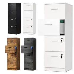Lockable File Drawers. File Drawers. 4 drawers are equipped with adjustable file racks for A4 and letter sized files....