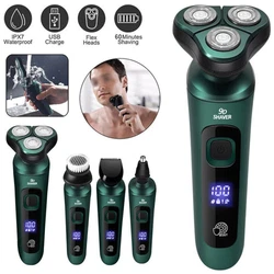 Profitez de votre rasage à sec lorsque vous êtes assis sur un canapé ou faites un rasage confortable sous la douche....