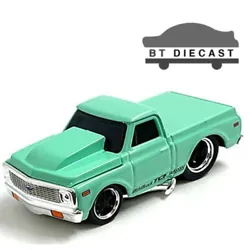 Made By : MAISTO. MUSCLE MACHINES 1972 CHEVROLET C10 PICK UP TRUCK 1/64. Color :GREEN. We will do our best to reply as...