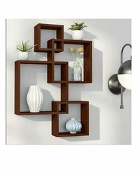 You can use these shelves to display the photographs, handicrafts and other showpieces in your house or office. Style:...
