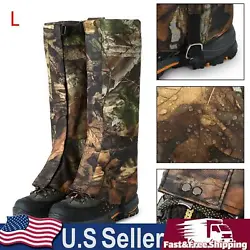 Hiking Hunting Snow Outdoor Sand Snake Waterproof Boots Cover Legging Gaiters. Waterproof Outdoor Climbing Hiking Snow...