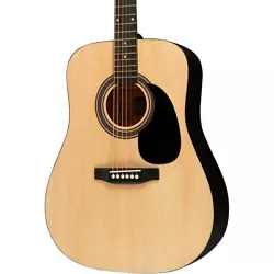 From Rogue comes this amazing deal in the RA-090 gloss-finished dreadnought acoustic guitar. The Rogue RA-090 is an...