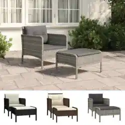 Enjoy a cozy coffee time in your outdoor space with this patio lounge set! It is a great addition to your garden and...