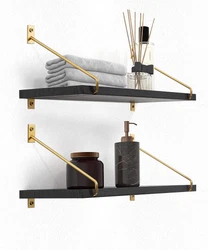 Eco-friendly shelf preserve differnet wood grain patterns, and each board owns its natural style. Shelf Type Floating...