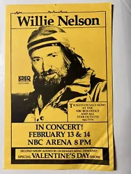 Original Concert Handbill printed before the show. February 13-14, 1983 at the NBC Arena Honolulu, Hawaii. • Event...
