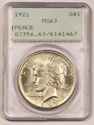 PCGS MS63 OGH RATTLER PQ! Scarce Key Date! Condition: MS63 Graded by PCGS.