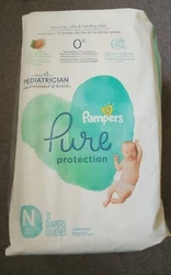Pampers Pure Protection Disposable Diapers Newborn 31 Count.