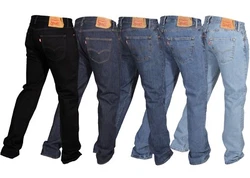 Machine wash, tumble dry. Button fly closure. Straight leg. Sits at waist / Mid Rise. 100% Cotton. Original fit.