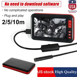 Resolution up to 1080P for image capture, video recording. 360°image rotation. 1 Display Screen. 2/5/10m cable can...