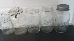 Ball Mason Jar Lot Vintage. Condition is Used. Shipped with USPS Priority Mail.