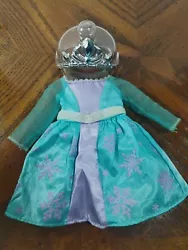 Disney Frozen Princess Toddler Elsa Dress & Tiara For 14