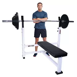 DF1700- Flat Bench Press by Deltech Fitness. The Flat Bench Press by Deltech Fitness model DF1700, is a super solid,...