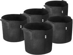 You can protect your plant by simply using iPower planting grow pots. Sturdy material: Made of 300g thickened nonwoven...