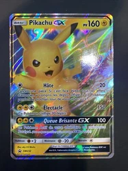 Carte Pokémon Pikachu GX SM232 Promo Soleil Et Lune. Vous achetez ce que vous voyez.