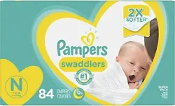 Pampers Swaddlers diapers are super soft and ultra absorbent, wrapping your baby in plush comfort and providing up to...