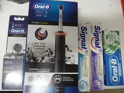 Kit COMPLET Oral-B PRO 3 3000 PURE CLEAN. Une brosse à dent electrique PRO 3 3000 PURE CLEAN 2 BROSSETTES davance....