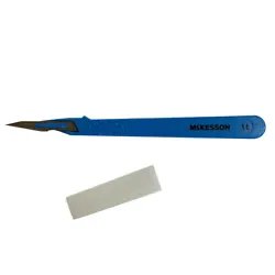 #11 Scalpel, Sterile This Disposable Non-Safety #11 Scalpel is sterile, latex free and non-toxic. This Disposable...