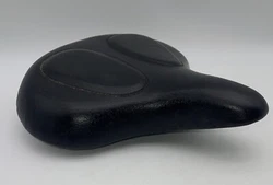 Vintage OEM SCHWINN Oversized Black Cushioned Cruiser BICYCLE SEAT / Nice Shape. Please see photos for details. Item...