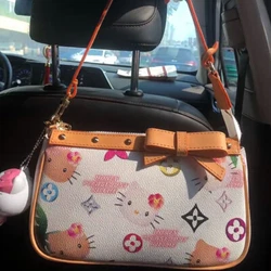 Color: Hello Kitty. Style: Small Square Bag. Style: Fashion.