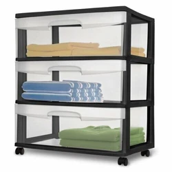 It can even double as a nightstand, dresser or way to make efficient use of closet space. The drawer design features an...