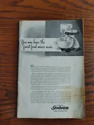 Missing cover, baking ingredient staining ( nothing gross). Colored advertising photos in great shape. Some other...