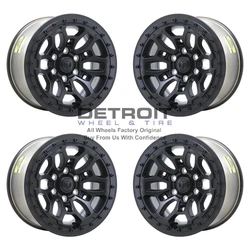 FOUR (4) 18x9 DODGE RAM 1500 SATIN BLACK WHEELS. Factory OEM Wheels (Set). FOUR (4) 18x9 DODGE RAM 1500 SATIN BLACK...