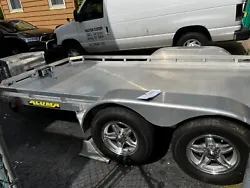 Up for sale a 2019 aluminum Aluma car trailer 71814R in excellent condition, This trailer has not seen much use. This...