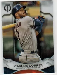 Carlos Correa. HOUSTON ASTROS. Baseball Trading Card #57. Pictures are of actual card.