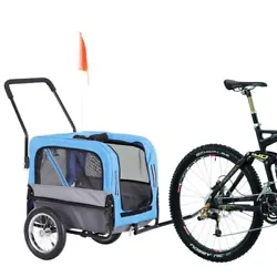 Fur Babies will be on the go with you with the 2 in 1 Bike/Pet Stroller. The Unique 2 in 1 Design can be used as both a...
