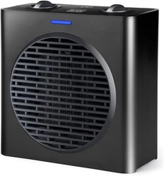 PUISSANCES ET FONCTION VENTILATEUR : Le radiateur céramique Black + Docker propose deux puissances de chauffage, une...
