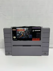 Super Castlevania IV 4 (SNES, 1991) Super Nintendo Authentic Tested Works!. Game is in very good condition overall, top...