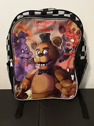Five Nights at Freddys School Backpack Large Bookbag Bag Kids Childrens Boys. Very clean!