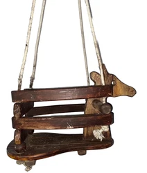 Add a touch of whimsy to your backyard with this Little Lark Wooden Giraffe Swing. Crafted from sturdy wood, this...
