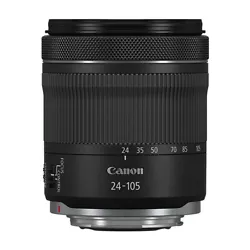 Capture clear shots consistently with this Canon RF 24-105mm f/4-7.1 IS STM standard zoom lens. It also has a compact...