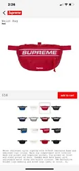rare supreme waist bag this is 1 of 1 miss print logo upsidedown taking offers.
