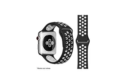 Ibroz Bracelet Sport Apple Watch 40 mm Noir et Blanc. Mis en ligne via Market Invaders : Application de gestion de...