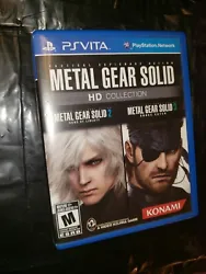 Metal Gear Solid HD Collection (Sony PlayStation Vita /PS Vita) Complete. Game is in excellent condition.