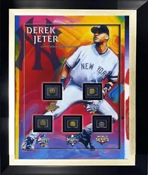 This 3D masterpiece by Peter Max features New York Yankees legend Derek Jeter and his 5 championship rings. The item...