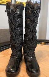These Aldo snow boots are perfect for winter weather with their waterproof design and faux fur trim accents. The...