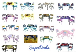 Disney, Nickelodeon, Marvel, Hasbro, Kids 3 Piece Table and Chairs Set. Disney, Marvel, Nickelodeon and Hasbro...