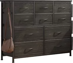 Works perfectly with other storage furniture. 10 Drawer Dresser For Storage dresser extra design 1 side pocket and 2...