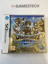 Jeu Nintendo DS Dragon Quest 9 IX Les Sentinelles du Firmament Complet FR TBE. Envoie rapide et soigne sous enveloppe...