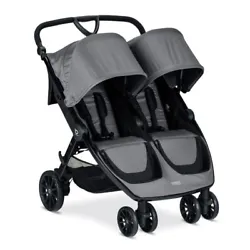 Birth - 50 lbs per seat. Large Zipper Pockets. All-Wheel Suspension. Independent Infinite Reclines.
