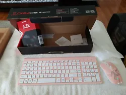 CK82 Motospeed Wired/Wireless Pink Gaming Keyboard red Switch w/ mouse
