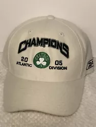 NBA ATLANTIC CHAMPIONS 2005 BOSTON CELTICS Hat / CapCondition is Brand NewHats have NEVER been worn, and have been...