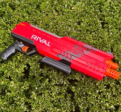 Nerf Gun Rival Atlas XVI-1200 Red High-Impact Round Blaster. Condition is Used. Shipped with USPS Priority Mail.