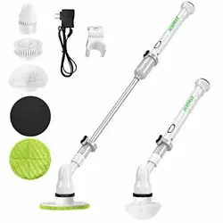 ACRIMAX Electric Spin Scrubber, Cordless Floor Scrubber Power Bathroom Shower Scrubber with 5 Replaceable Cleaning...