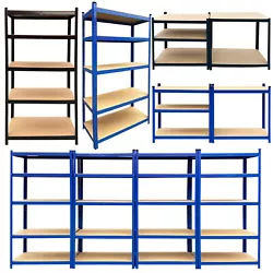 4/5 Tier Garage Shelves Shelving Unit Racking Boltless Heavy Duty Storage Shelf. 【Versatile】 It can be a vertical...